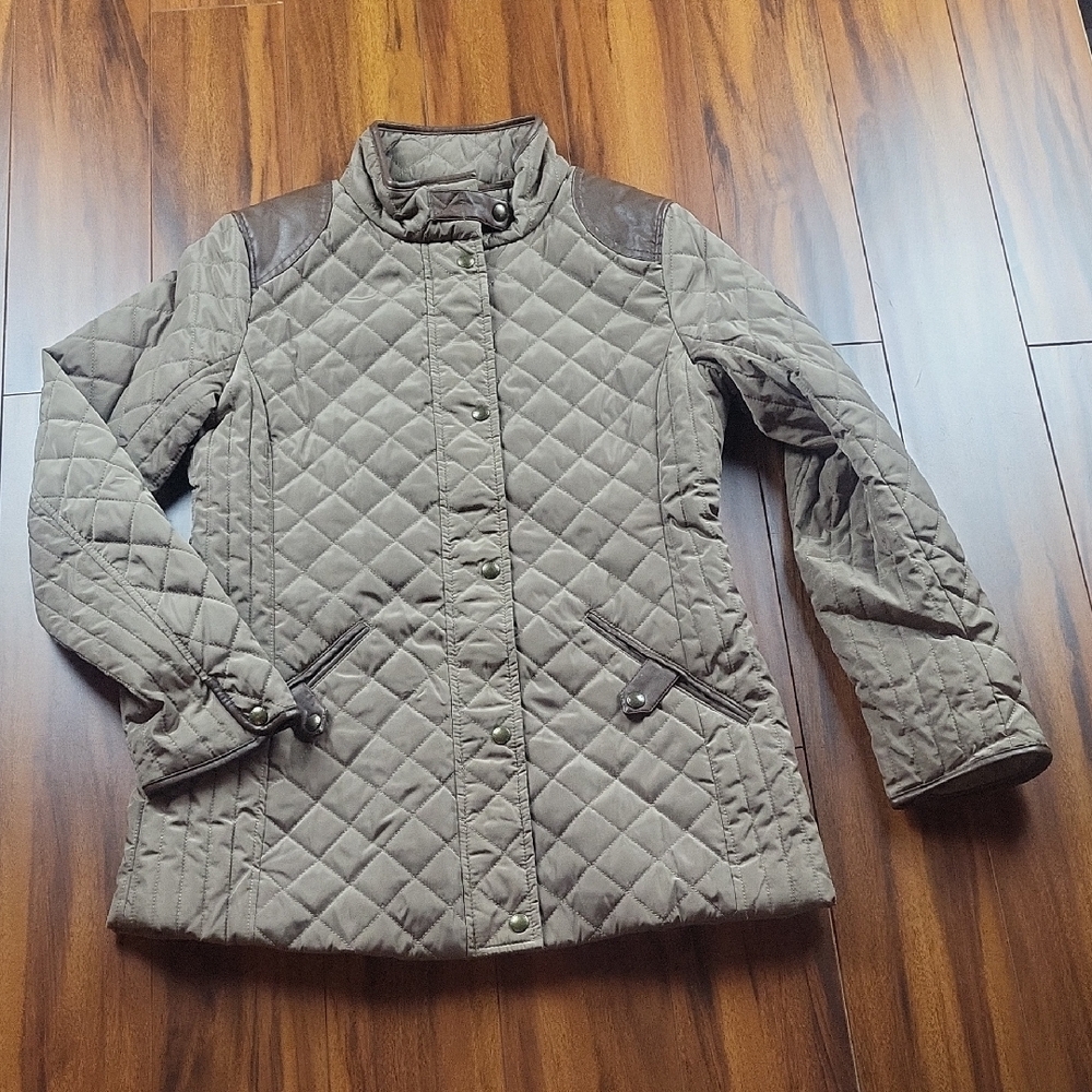 Ralph Lauren Quilted Brown Utility Jacket